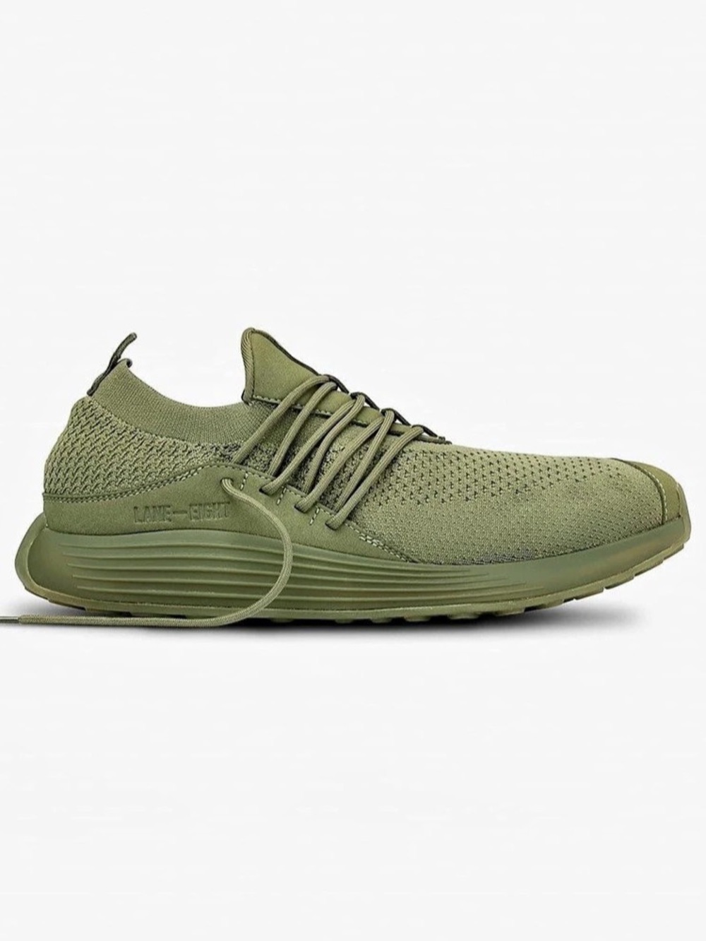 Size 6.5 Khaki Green Tennis Shoes - Lane Eight Trainer